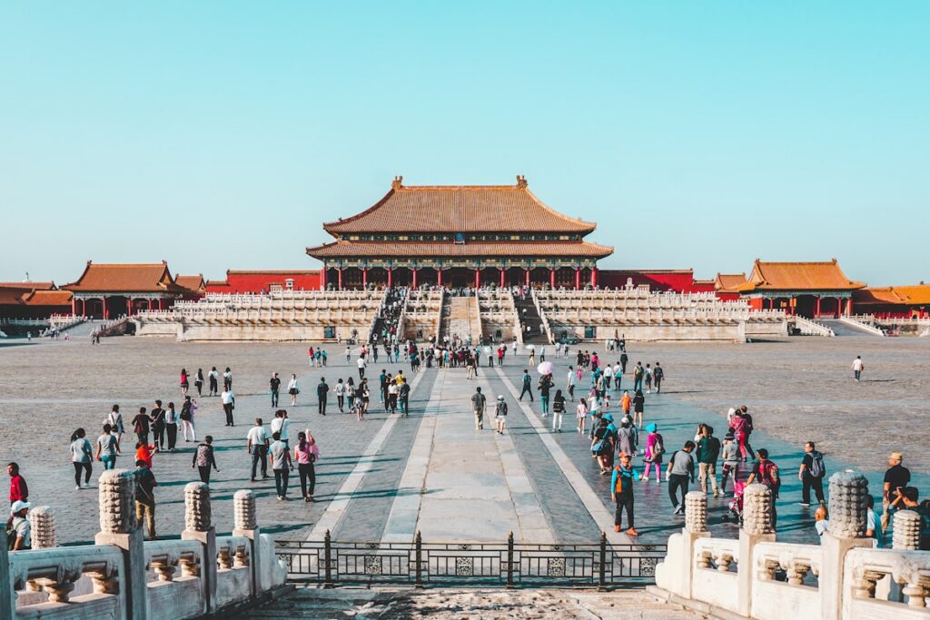 Great Wall of China winding through mountains iconic landmark